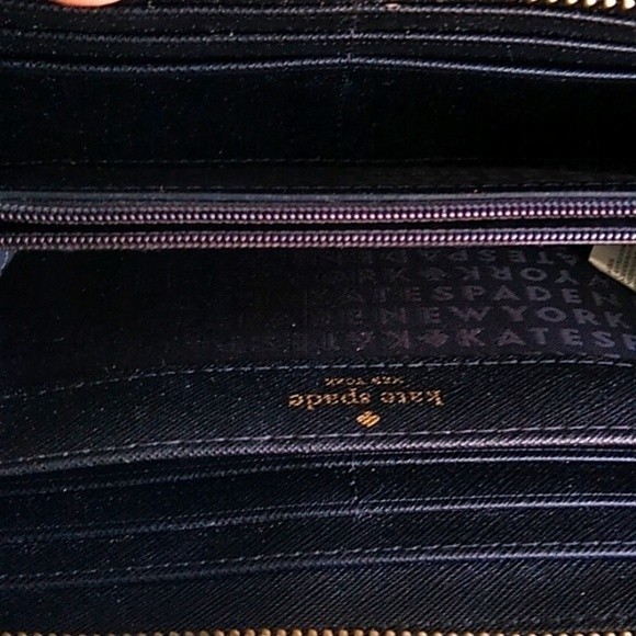 Kate Spade Laurel Way Printed Neda Cruise zip around wallet designer S… - Picture 4 of 4